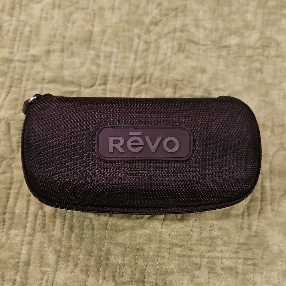 Revo Black Zippered Sunglass Hard Case